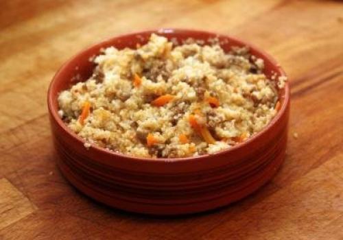 Пшенная каша с мясом