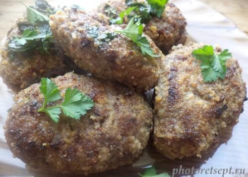 Баранья котлета, как приготовить.