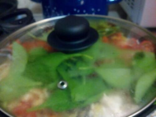 Паста с курицей и грибами и помидорами. Спагетти (паста) с курицей, грибами и овощами. Мой фоторецепт