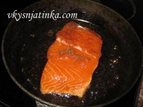 Семга с овощами жареная. Шаги приготовления 09 Семга с овощами жареная. Шаги приготовления 09