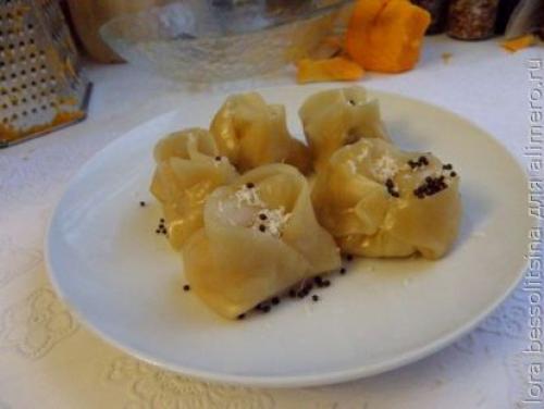 Манты с тыквой сладкие. Сладкие манты с тыквой, рецепты с фото