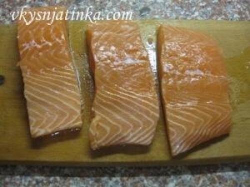 Семга с овощами жареная. Шаги приготовления 02 Семга с овощами жареная. Шаги приготовления 02