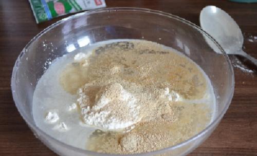 Быстрое тесто без молока. Видео 05