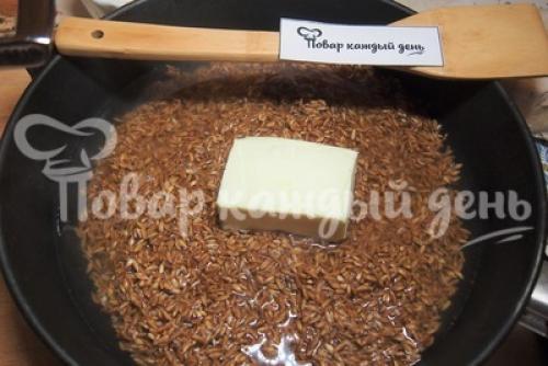 Каша из полбы с мясом. Полба с грибами и мясом 05 Каша из полбы с мясом. Полба с грибами и мясом 05