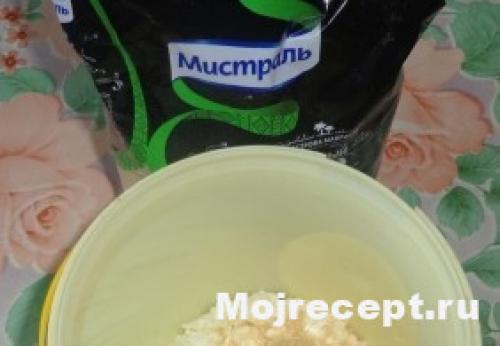 Эклеры с творожным кремом