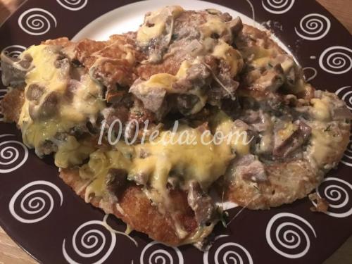 Драники с грибным соусом. Драники со сливочно-грибным соусом: пошагово с фото