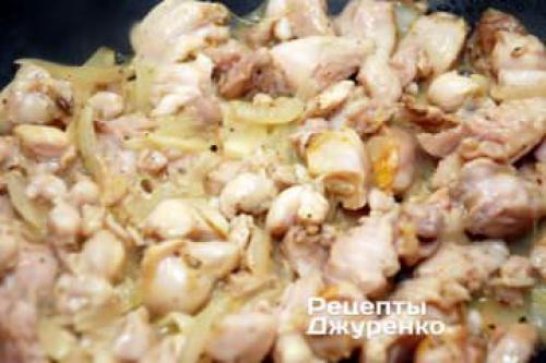 Спагетти с индейкой и грибами в сливочном соусе. Спагетти с индейкой в сливочно-грибном соусе – рецепт 18