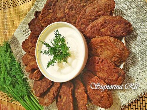 Драники из говяжьей печени. Необычные драники из говяжьей печени: секреты приготовления 04