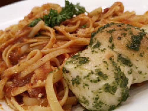 Спагетти с индейкой и грибами в сливочном соусе. Спагетти с индейкой в сливочно-грибном соусе – рецепт 13