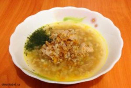 Суп из полбы без мяса. Суп из полбы