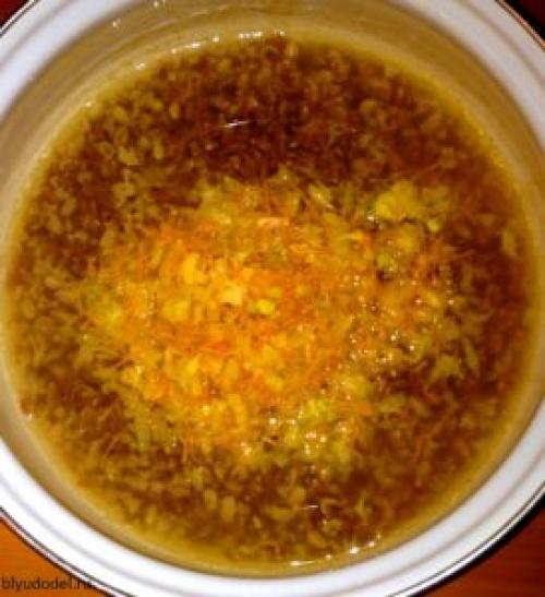 Суп из полбы без мяса. Суп из полбы