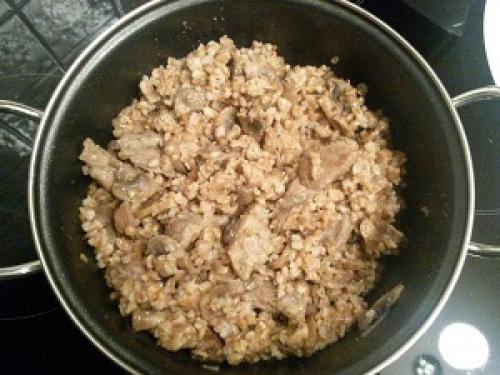 Полба с мясом рецепт. Полба с грибами и мясом 03 Полба с мясом рецепт. Полба с грибами и мясом 03