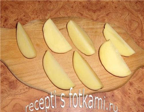 Картошка в духовке на бумаге. Картофель по-деревенски в духовке