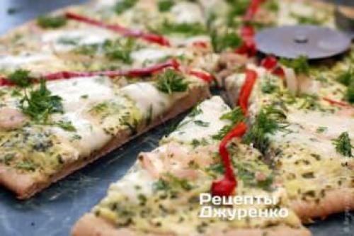 Пицца с рикоттой рецепт. Пицца с рикоттой, обжаренными на гриле овощами, говядиной или курицей 14