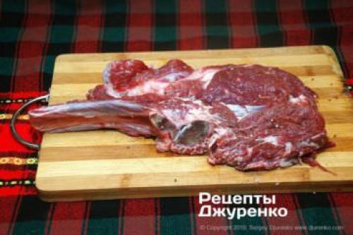 Антрекот из говядины. Ингредиенты (2 порции)