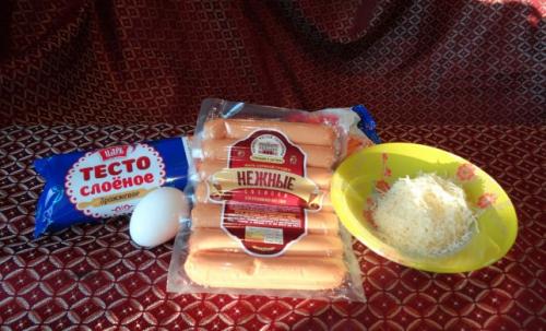 Сосиска в тесте проще не бывает рецепт. Сосиски в слоеном тесте рецепт для духовки