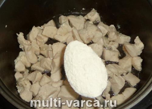 Куриное фрикасе с горошком рецепт. 31