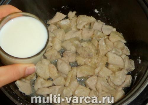 Куриное фрикасе с горошком рецепт. 32