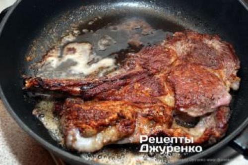 Антрекот из говядины. Ингредиенты (2 порции)