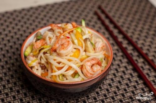 Лапша удон с креветками. Удон с креветками – лучшие рецепты 01 Лапша удон с креветками. Удон с креветками – лучшие рецепты 01