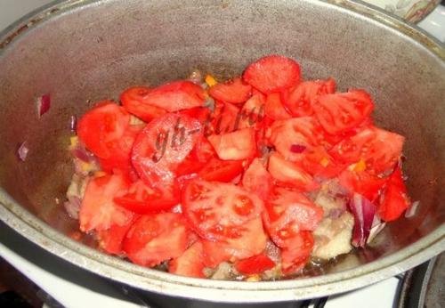 Стручковая фасоль с мясом и овощами: фото-рецепт