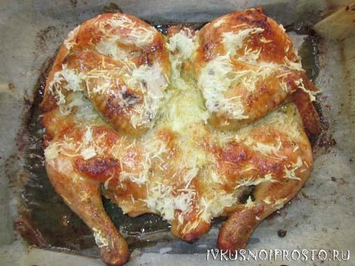 Цыпленок табака в духовке