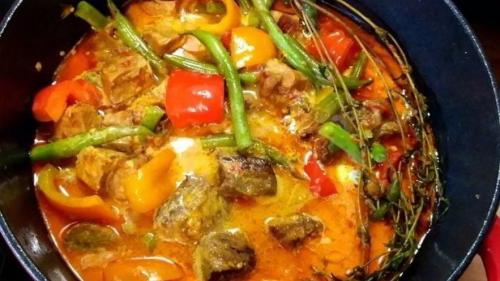 Стручковая фасоль с курицей и картошкой. Тушеный картофель со стручковой фасолью, луком и морковью 17