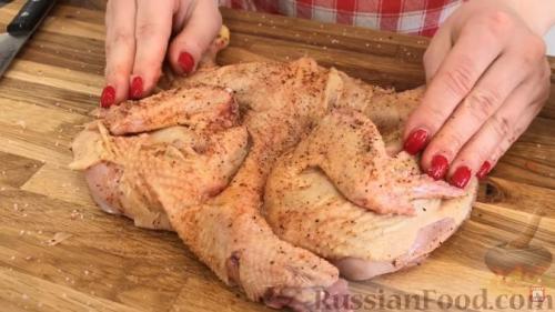 Цыпленок табака на гриль сковороде. Рецепт 2: цыпленок табака на сковороде (пошаговые фото)