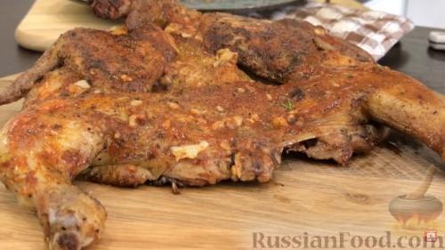 Цыпленок табака на гриль сковороде. Рецепт 2: цыпленок табака на сковороде (пошаговые фото)
