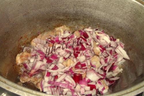 Стручковая фасоль с мясом и овощами: фото-рецепт