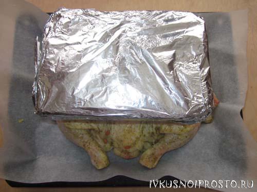 Цыпленок табака в духовке