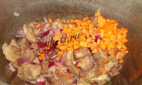 Стручковая фасоль с мясом и овощами: фото-рецепт