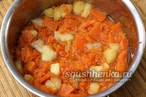 Тыквенный сок с яблоками. Как приготовить тыквенный сок с яблоками на зиму