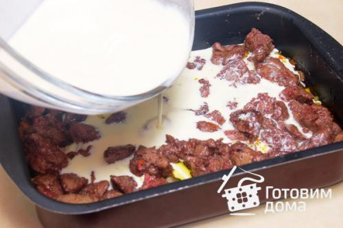 Запеканка из печени с яйцом. Запеканка из говяжьей печени в духовке 11