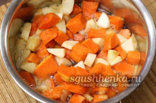 Тыквенный сок с яблоками. Как приготовить тыквенный сок с яблоками на зиму