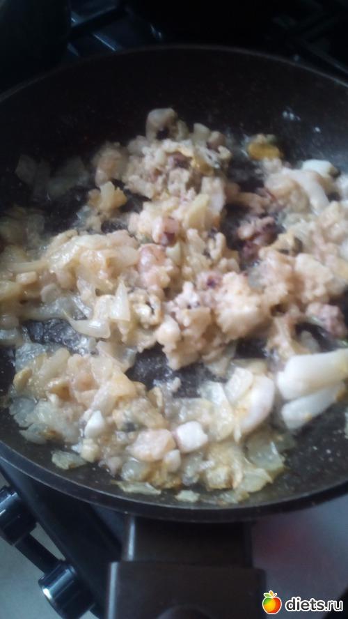 Морепродукты в сливочном соусе с рисом. Ингредиенты 04