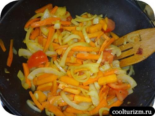 Плов из курицы в воке. Домашний плов из курицы в сковородке-вок