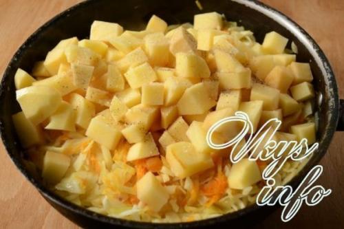 Рагу из свинины с капустой картошкой и. Рагу с картошкой и капустой, с мясом 32 Рагу из свинины с капустой картошкой и. Рагу с картошкой и капустой, с мясом 32