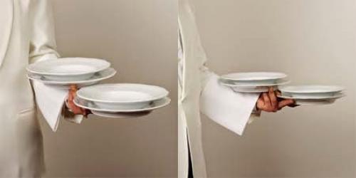 Первое и второе в одной тарелке. Базовая техника работы официанта (часть 4)