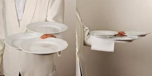 Первое и второе в одной тарелке. Базовая техника работы официанта (часть 4)