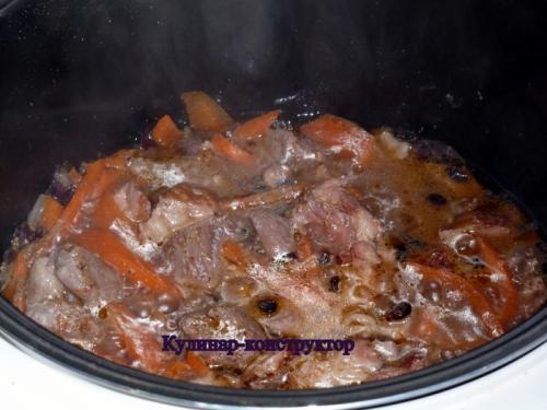 Булгур с овощами и мясом в мультиварке. Булгур со свининой в мультиварке, рецепт 16