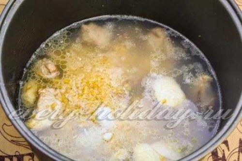 Булгур с овощами и мясом в мультиварке. Булгур со свининой в мультиварке, рецепт 07