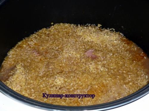 Булгур с овощами и мясом в мультиварке. Булгур со свининой в мультиварке, рецепт 17