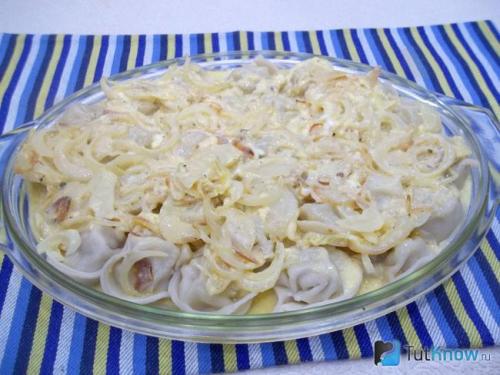 Пельмени жареные в духовке рецепт. Пельмени запеченные в духовке с сыром 24 Пельмени жареные в духовке рецепт. Пельмени запеченные в духовке с сыром 24