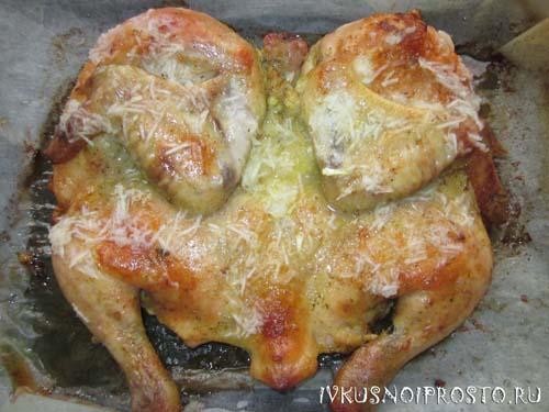 Цыпленок табака в духовке