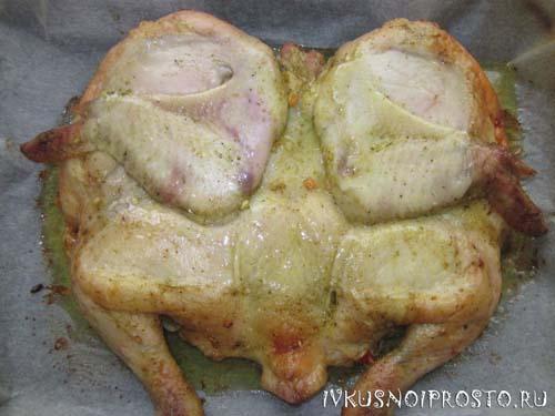 Цыпленок табака в духовке