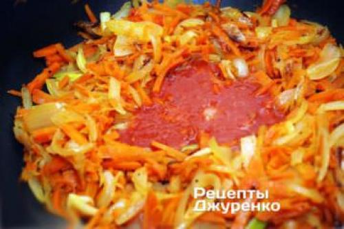 Картошка жареная с томатной пастой. 08 Картошка жареная с томатной пастой. 08