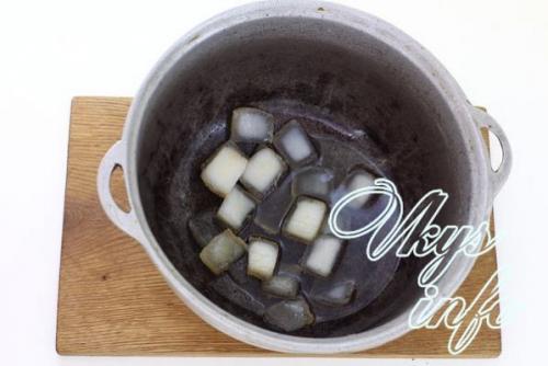 Жареная картошка в казани. 09 Жареная картошка в казани. 09