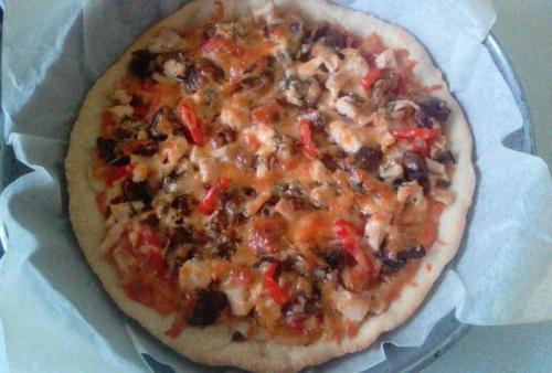 Пицца с грибами сушеными. Пошаговый рецепт пиццы с грибами и колбасой 18 Пицца с грибами сушеными. Пошаговый рецепт пиццы с грибами и колбасой 18