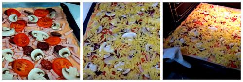 Пицца с грибами сушеными. Пошаговый рецепт пиццы с грибами и колбасой